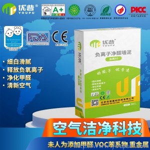 優(yōu)普金典X6型負(fù)離子凈醛墻泥